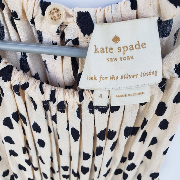 Kate Spade Leopard Dot Tie Back Dress - Picture 7 of 8